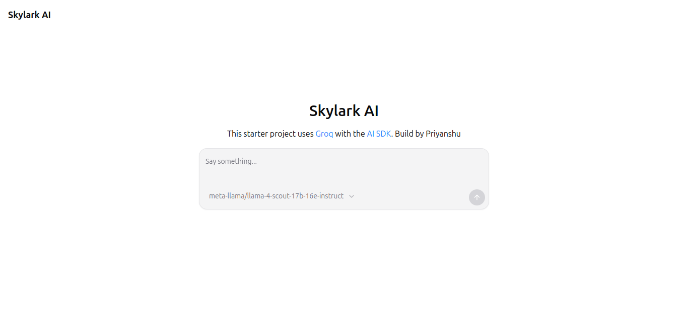 Open Chat UI